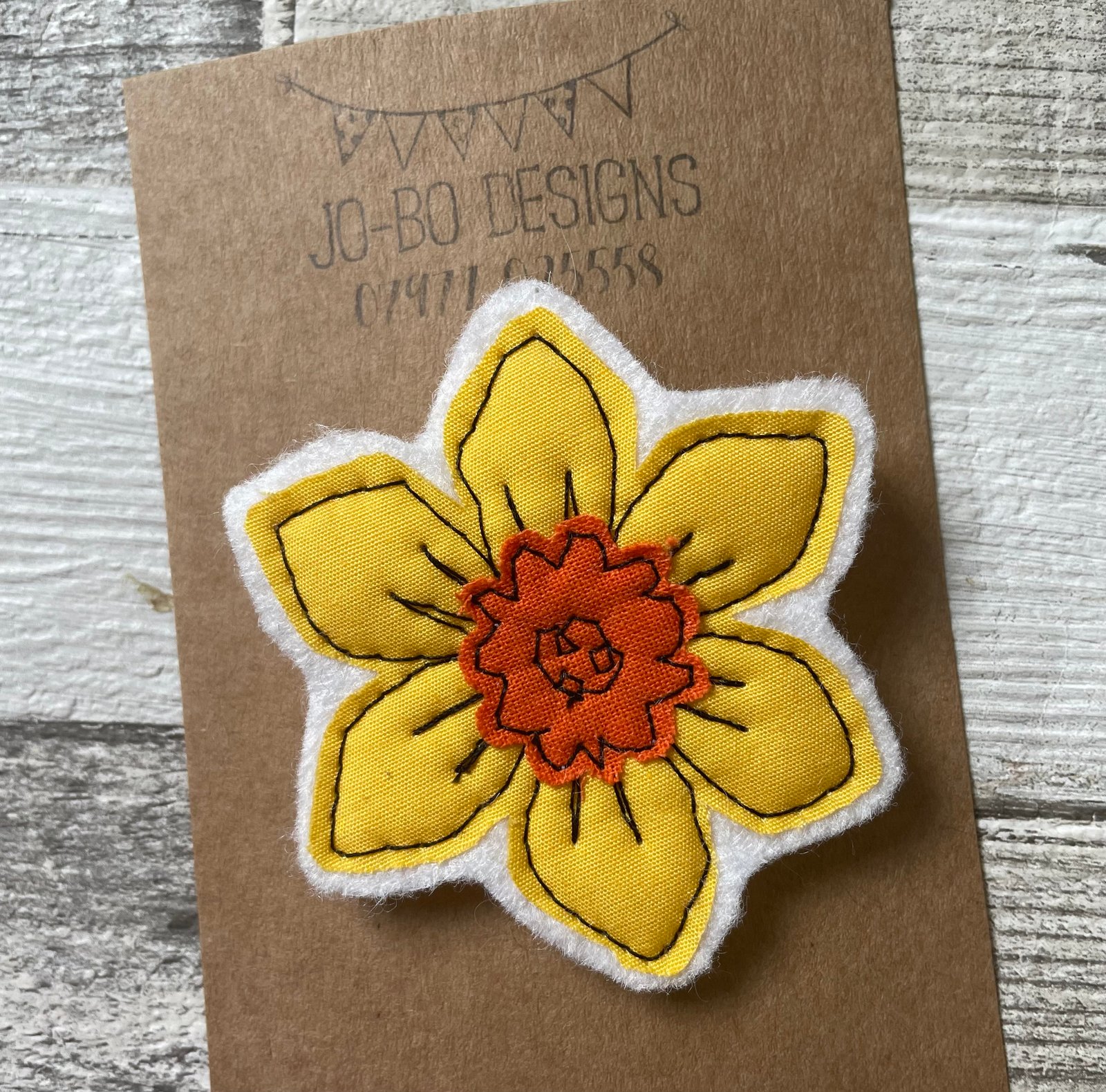 Daffodil brooch on sale