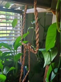 Image 1 of Braided Trapezoid Earrings