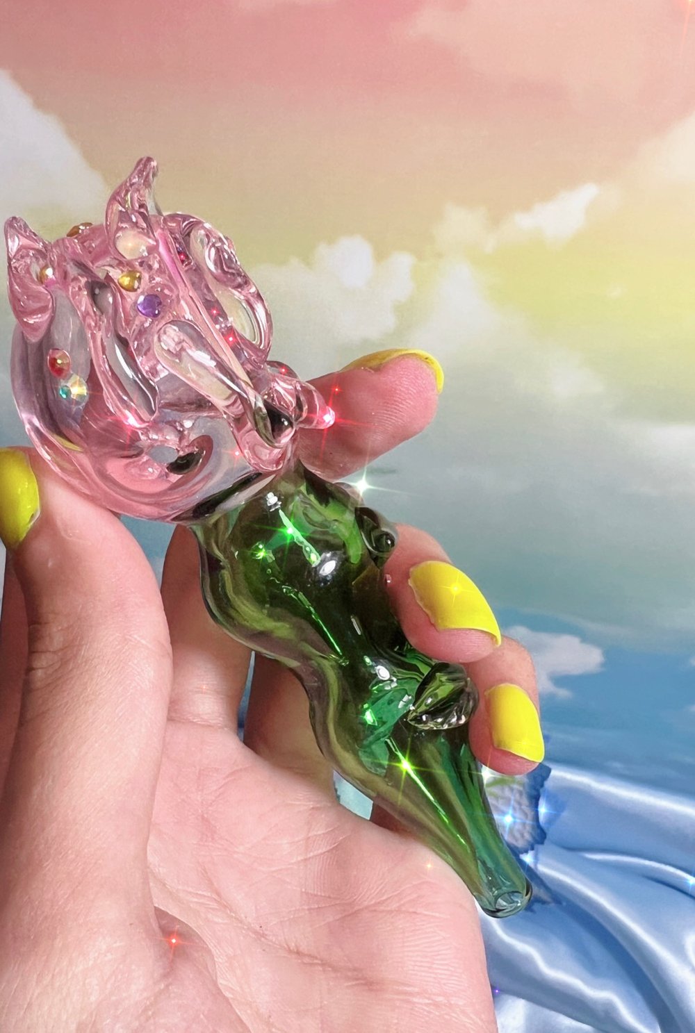 Pink 🌹 rose pipe