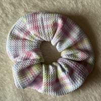 Pastel Stripes Bullet Handmade Scrunchie