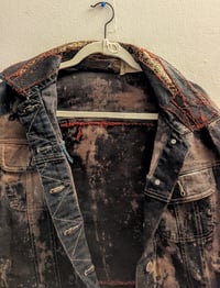 Image 3 of Denim jacket (repurposed- Circe inspired)