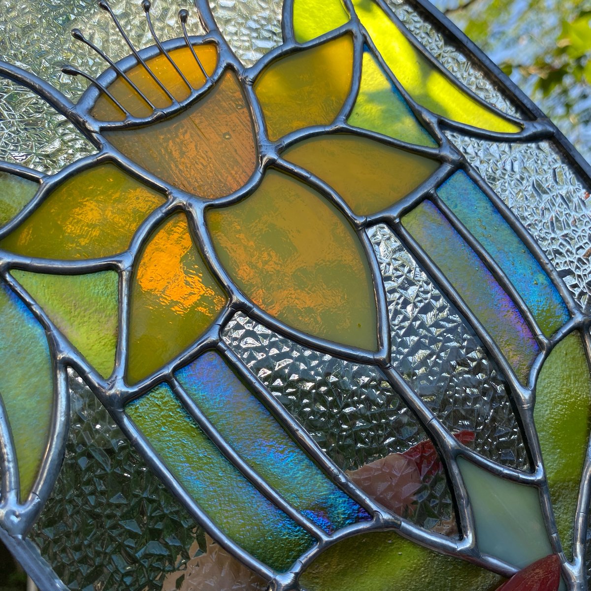 Image of Art Nouveau Daffodil Panel