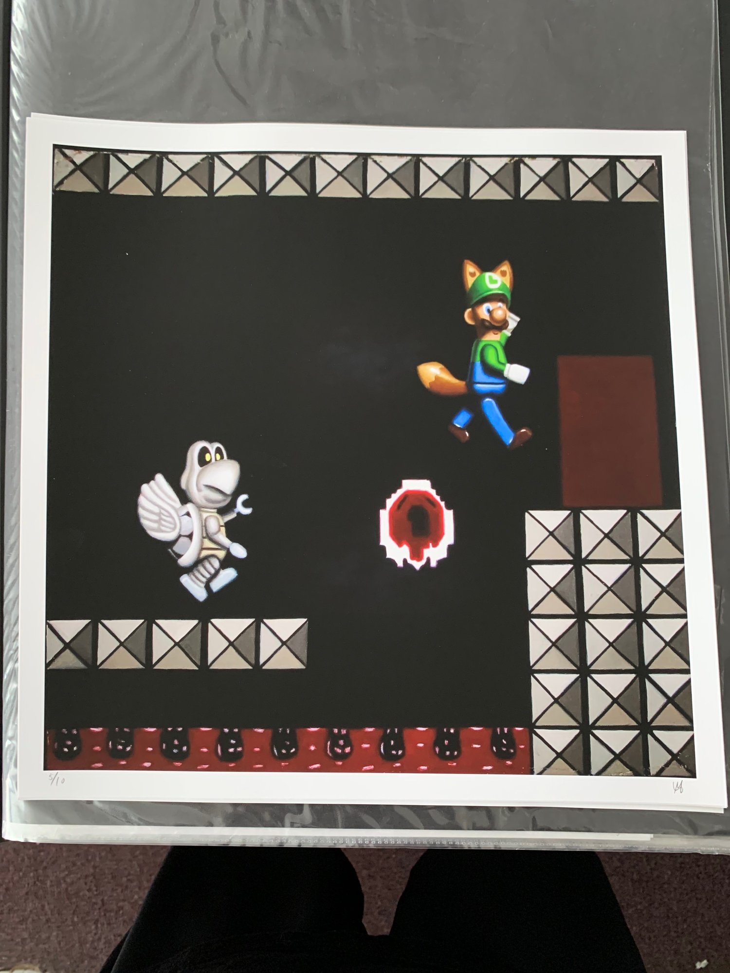 Image of Luigi  castle print 