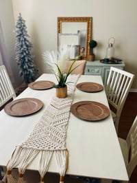 Image 1 of Macramé Table Runner