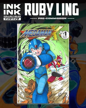 Image of Original Sketch Cover : MegaMan X / Zero // Ruby Ling
