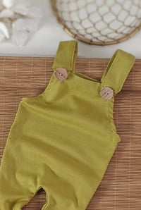 Image 2 of Newborn romper for photo shoots | Dylan | yellow green