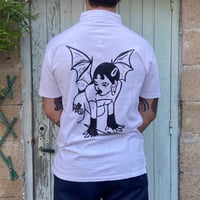 Image 2 of T shirt BatGirl avec col 