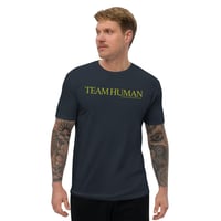 Image 4 of Team Human 04A Fitted Short Sleeve T-shirt