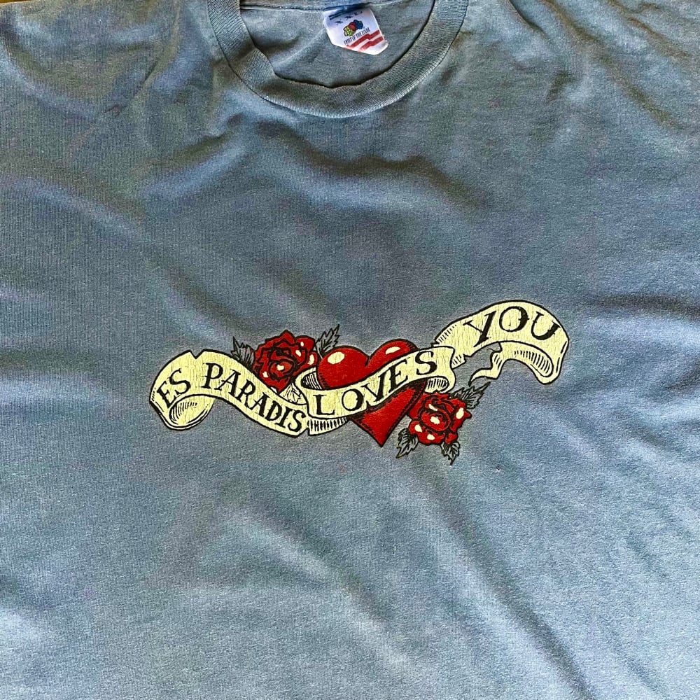 Image of Es Paradis ‘Loves You’ early 90s T Shirt: XXL