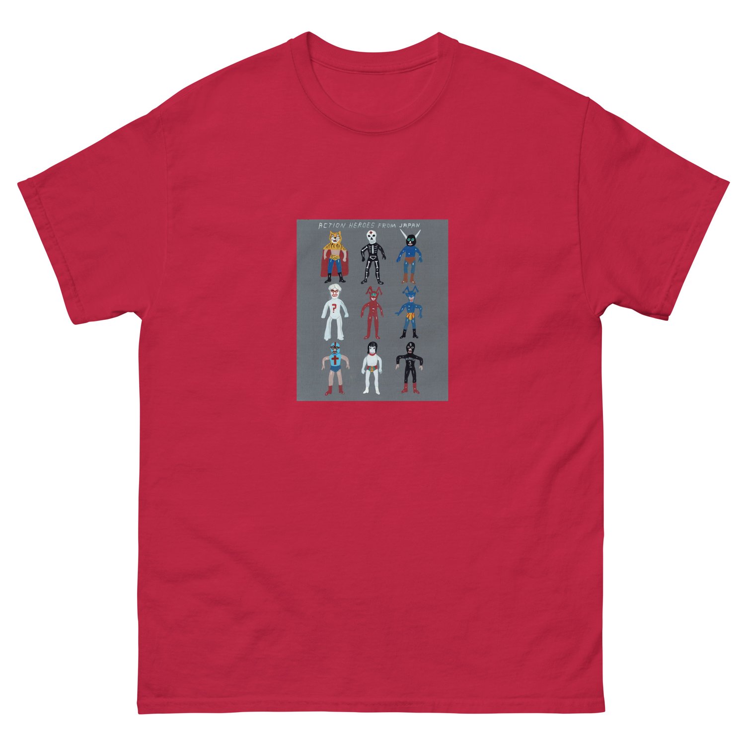 Image of ACTION HEROES FROM JAPAN T-SHIRT