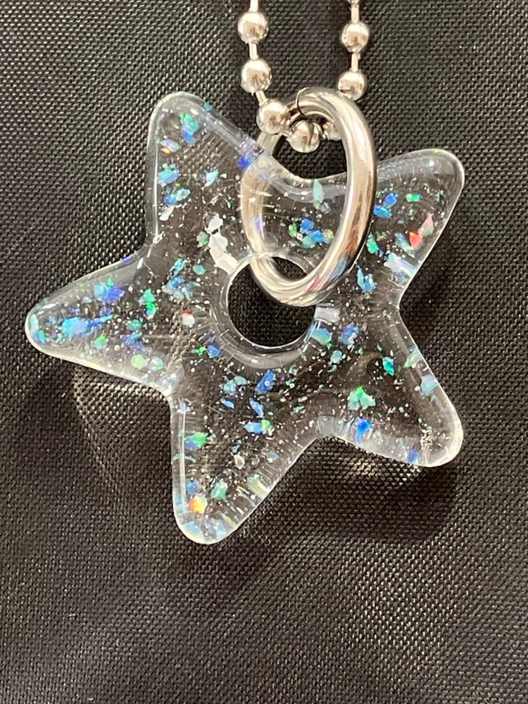Image of chunky crushed opal star