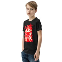 Image 2 of T SHIRT: YOUTH - "FUNKY RED"