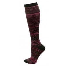 Image of Marled Compression Sock- Dark Pink 