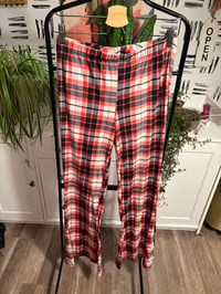 Image 2 of Plaid flare butt tights 