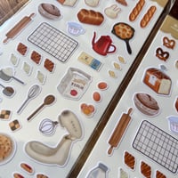 Image 2 of 'Baking' Sticker Sheet