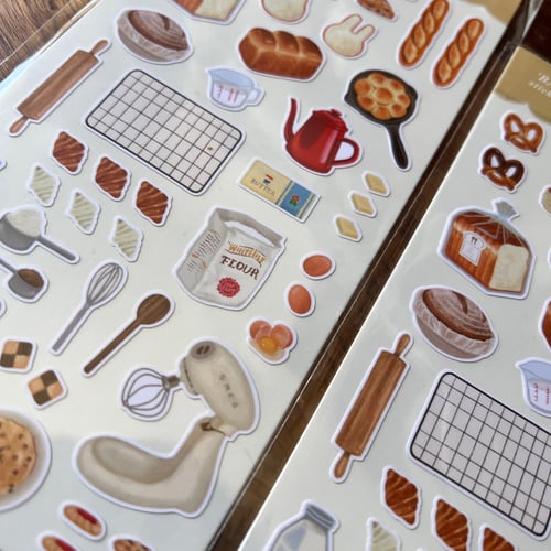 Image of 'Baking' Sticker Sheet