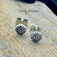 Image 3 of Heart and Flower Studs