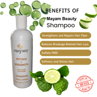 Image 2 of Mayam Beauty Shampoo Péptidos + Bergamota
