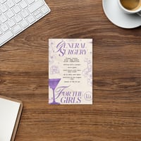 4x6in GEN SURG POSTER - FOR THE GIRLS