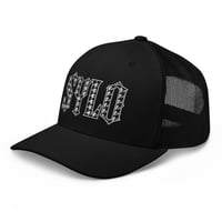 Image 3 of sylo houndstooth Trucker Cap