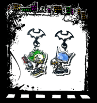 Batwun Keychains: 2.5 inch