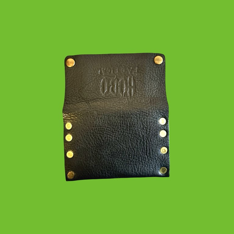 BLACK 1881 HERMANN OAK RIVET WALLET (item# 820) Image 2