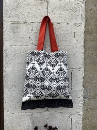 Image 4 of Bolsiña feita a man. Foliadaflores. Deseño exclusivo!