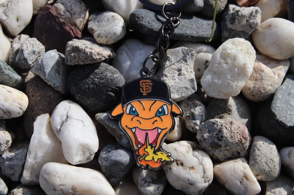 Image of Charizard San Francisco Giants Keychain