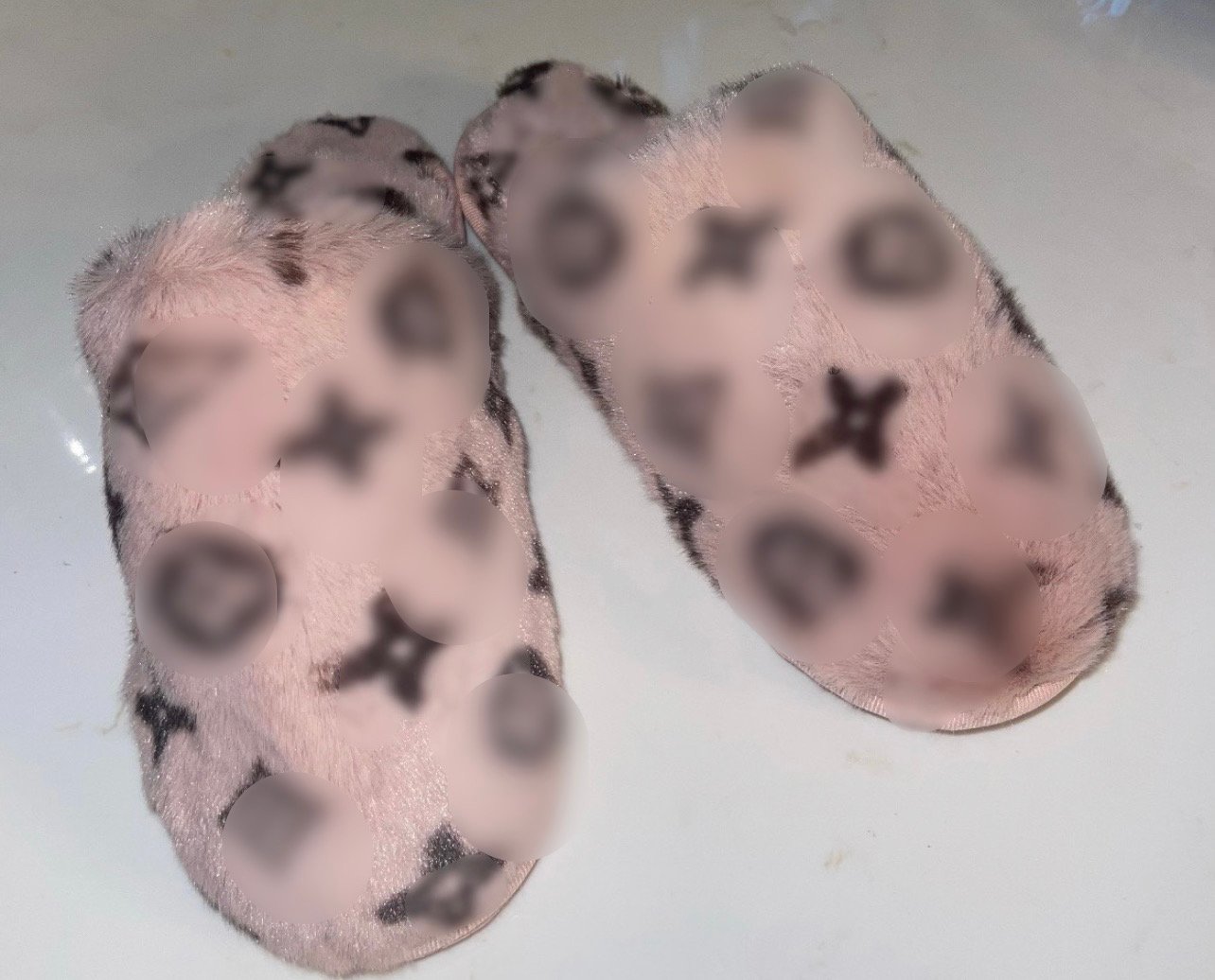 Lv 2024 slippers pink