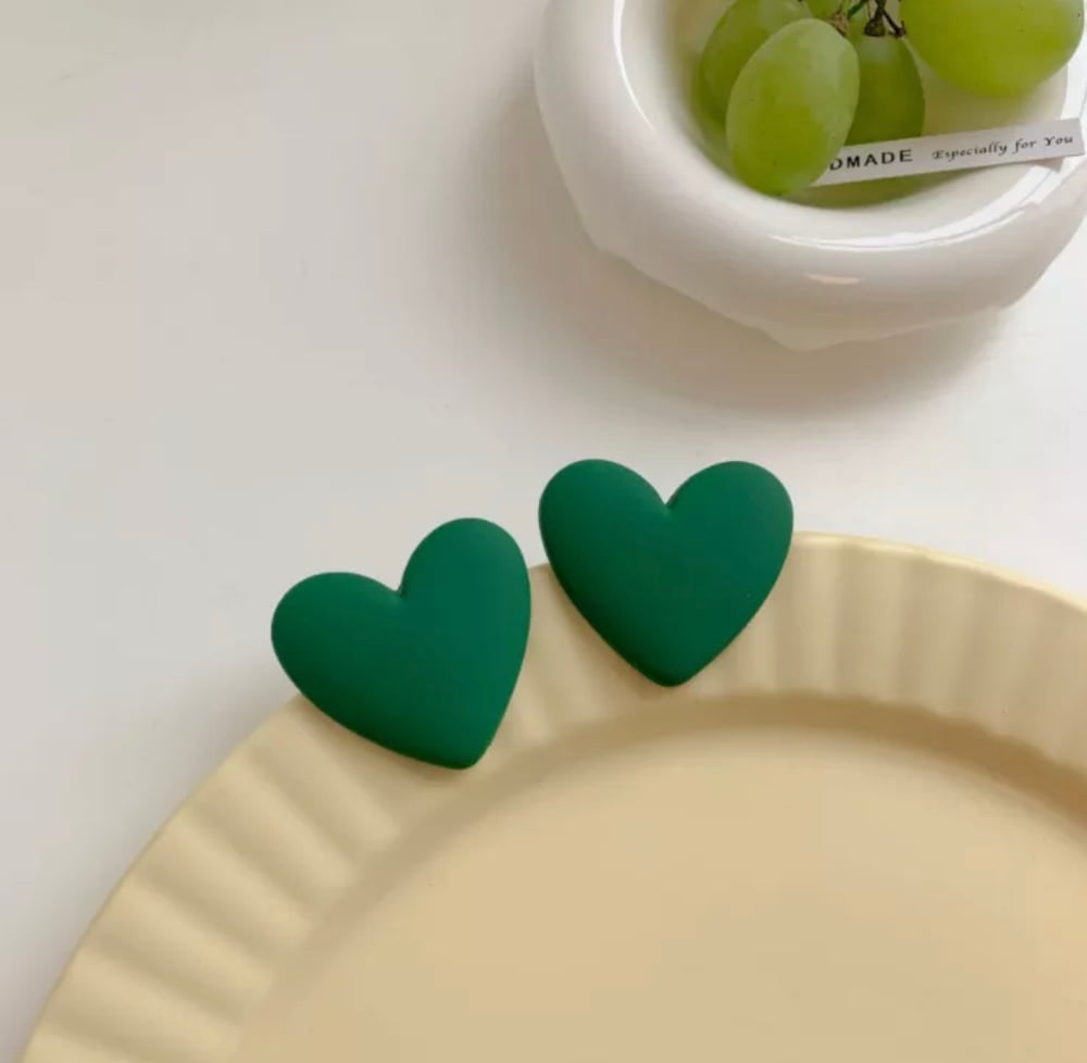 Image of Big Love Statement Button Earrings