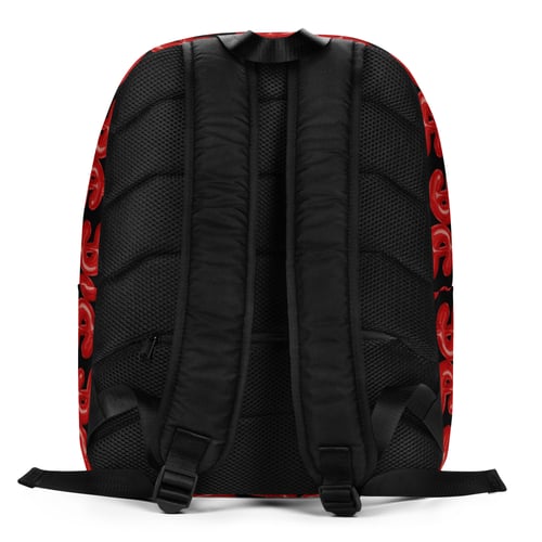 Image of DOLLAR SIGN BACKPACK RED