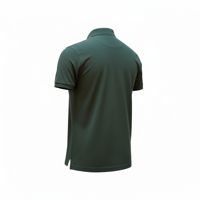 Image 3 of Simms Polo in Forest Green