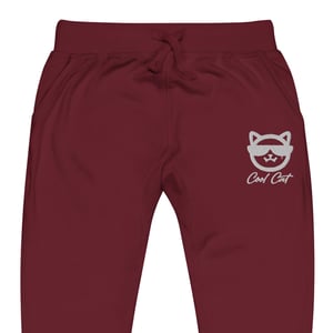 Image of White Cool Cat Sweatpants