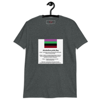 Image 3 of Alcoholism pride flag Unisex T-Shirt.