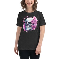 Image 4 of Watercolor skull 2 Women's Relaxed T-Shirt