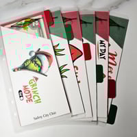 Image 1 of Grinchmas Peekaboo-tab-Envelopes A6