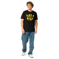 Image 2 of 2GWU Beyond Logo Unisex Organic Ribbed Neck T-Shirt