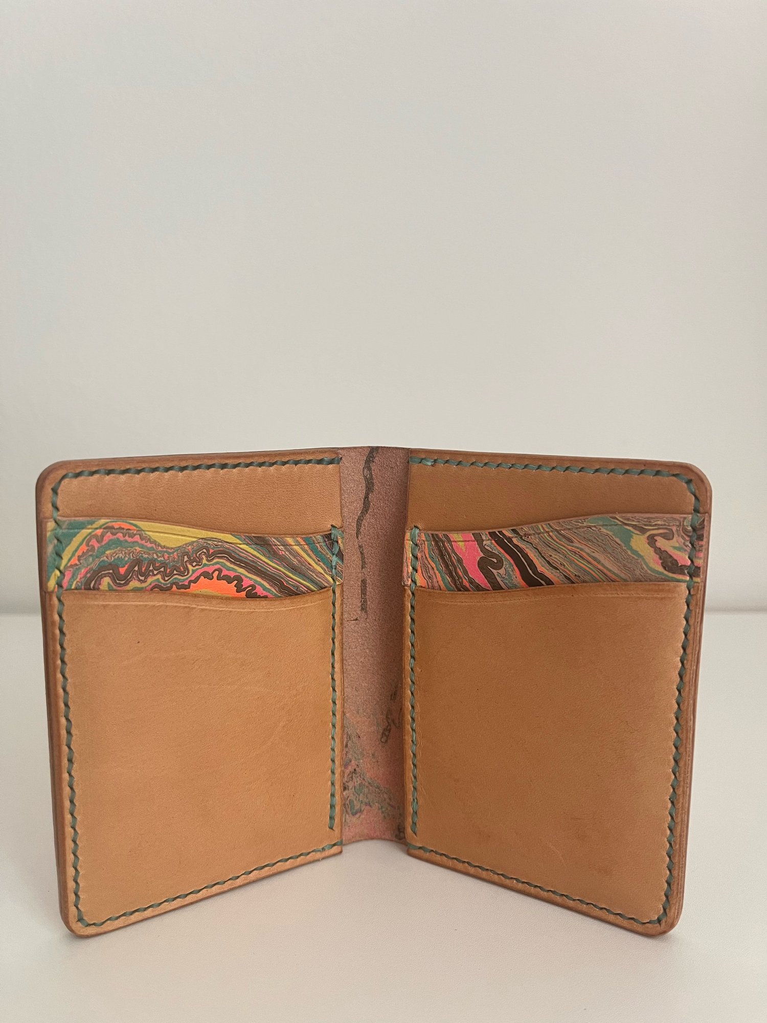 Image of Neon Marbled Vertical Cardholder 