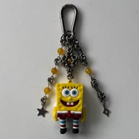 Image 1 of Sponges Should Square Up Keychain