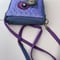 Image of Shimmering Compact Zippertop Sided Purse With Fun Buttons