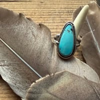Image 2 of Teardrop Turquoise Ring