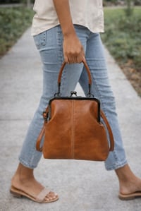 Image 1 of Faux Leather Crossbody
