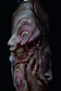 Image 7 of Face Off collectible lighter sleeve, original sculpt, functional art OOAK