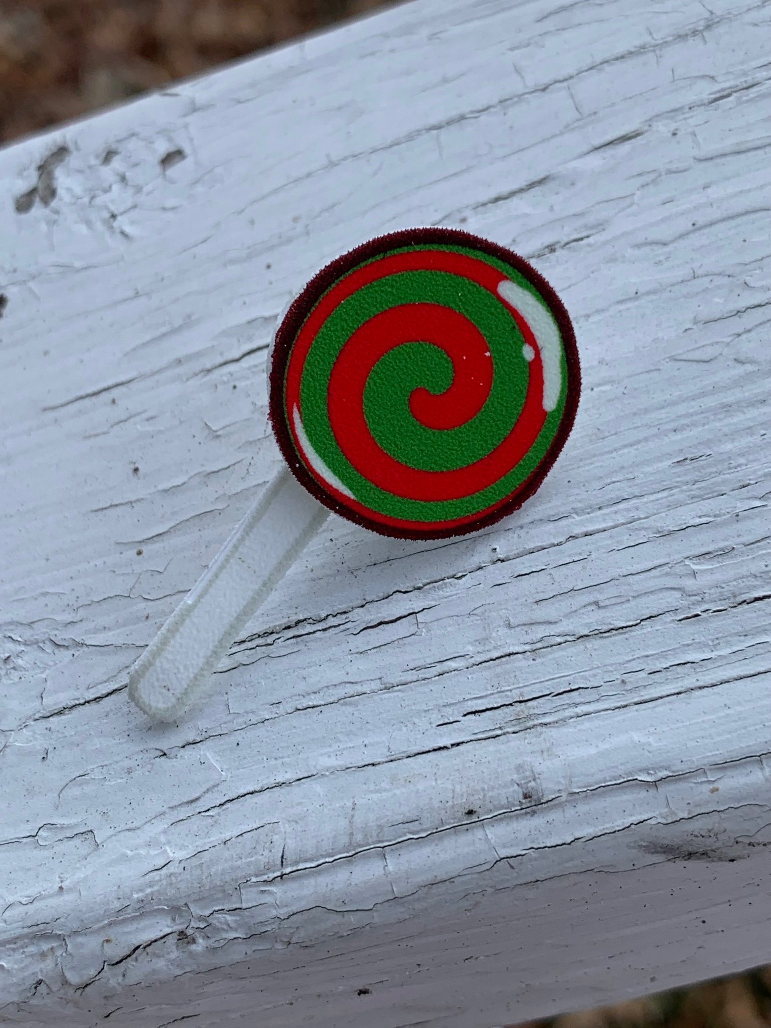 Image of Homestuck Lolipop spin Shrinky dink pin