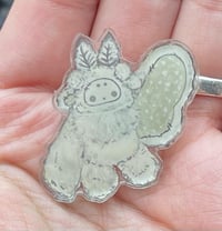 Image 6 of Guinevere acrylic pin  (+ FREE mystery sticker) 
