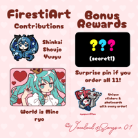 Image 4 of Vocaloid Song Series Pins Tentative Pre-Order [COLLAB with FIRESTIART and NYAPURRLITAN]