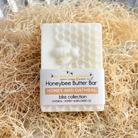 Image 1 of Honey and Oatmeal Honeybee Butter Bar