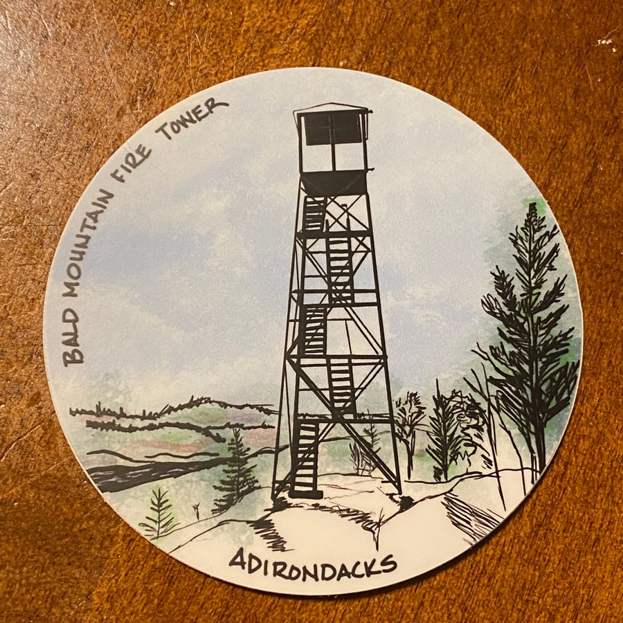 Image of Bald Mt Fire Tower Sticker