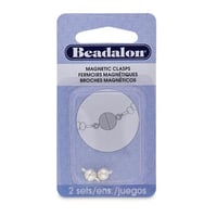 Image 2 of Beadalon 鍍銀首飾磁石扣