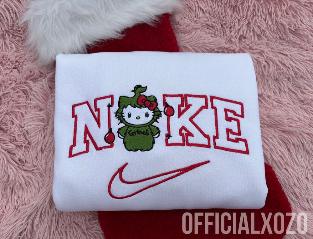 Image of Hello Kitty Nike Grinch💚🩷